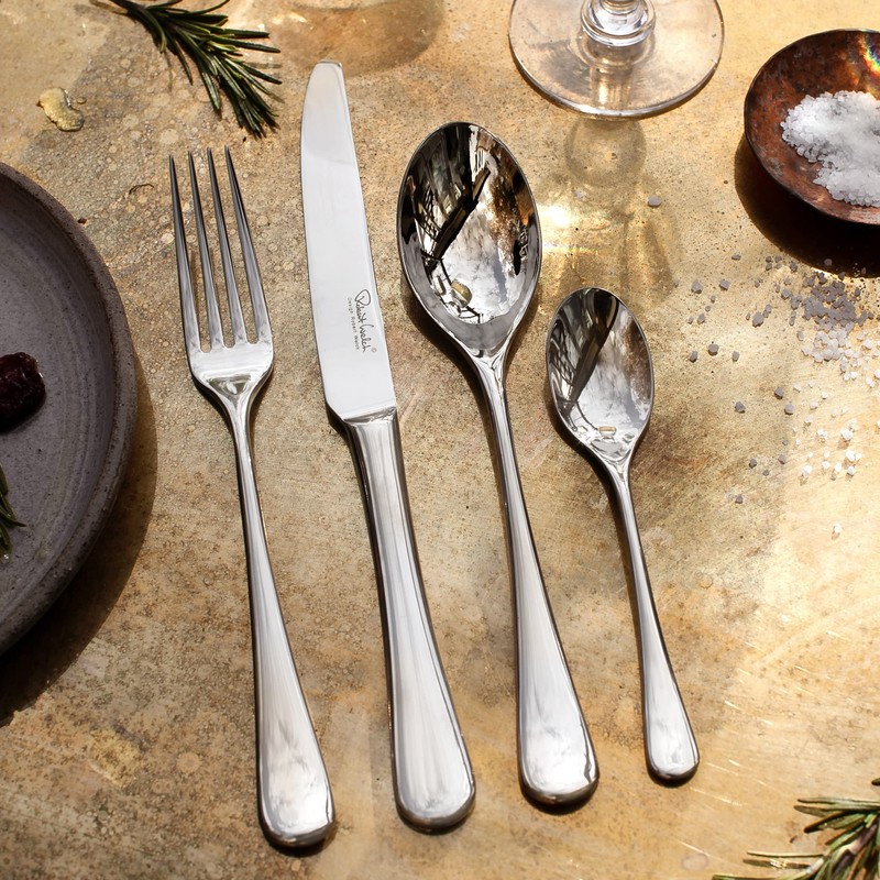 Robert Welch Radford Bright Cutlery Traditional Salad Servers. Made from