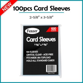 Fenzer B2G1 100 Fenzer Soft Trading Card Penny Sleeves 2 Mil 2 5/8 x 3 5/8 - Acid Free