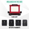 Master Tailgaters LED Work Flood Light Compatible for Universal Battery