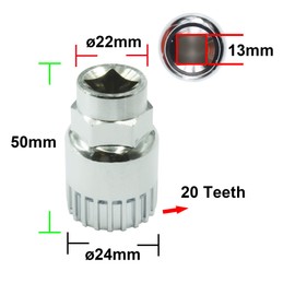 FourTEEN19 Crank Puller Removal Tool Bottom Bracket Tool Cassette Removal Tool Bicycle Flywheel Tools Bottom Bracket Wrench with 2 Tire Levers