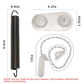 2 Pack 8194001 Dishwasher Door Balance Link Kit & 8270020 Dishwasher door spring Compatible with Whirlpool kitchenaid Maytag Dishwasher replaces PS972325 PS11745526 WP8270020