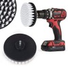 Wixine 1Pcs 5" White Drill Brush Attachment for Cleaning Carpet