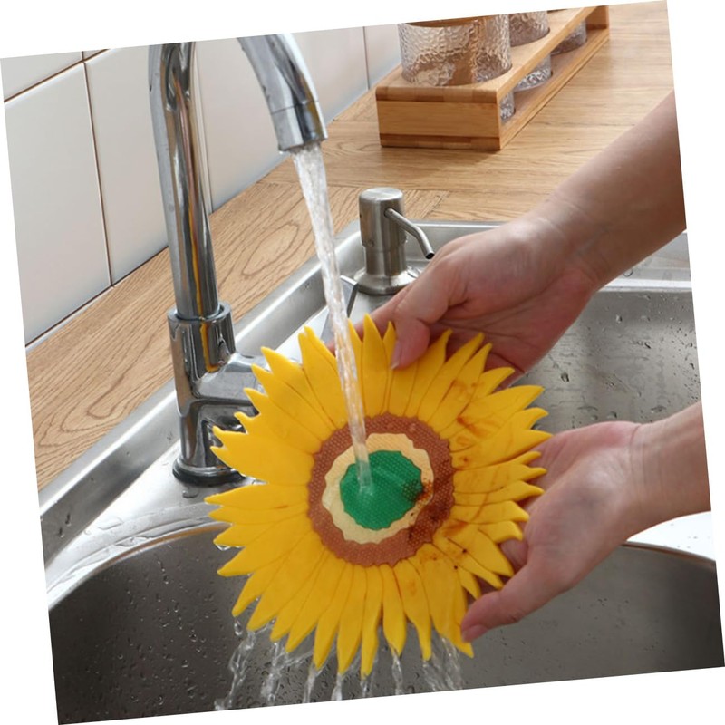 iplusmile Placemats for Dining Table 2pcs Heat Resistant Mats Sunflower