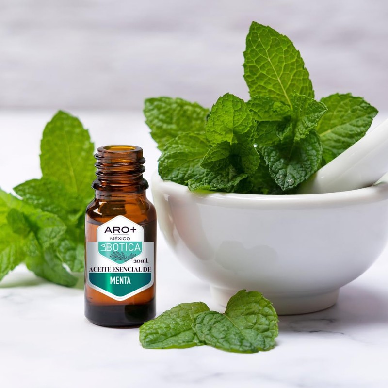 ARO+ Aceite Esencial de Menta Natural Puro Aromaterapia