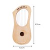 Perfeclan Lyra with 7 Metal Strings, 7 String Harp, Portable