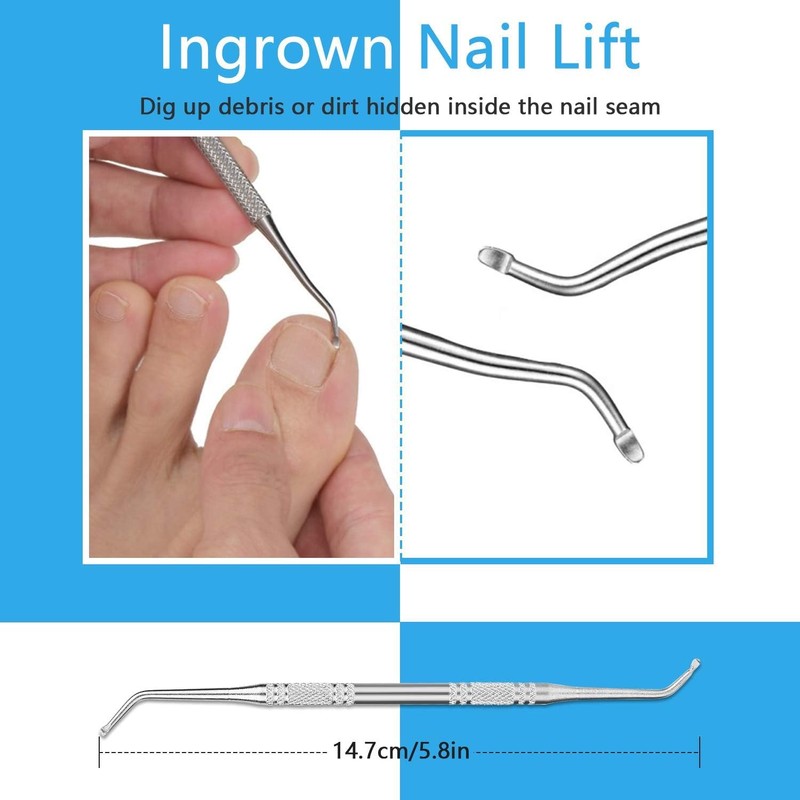 Thick Toe Nail Clippers - Men's Nail Clippers Set Durable