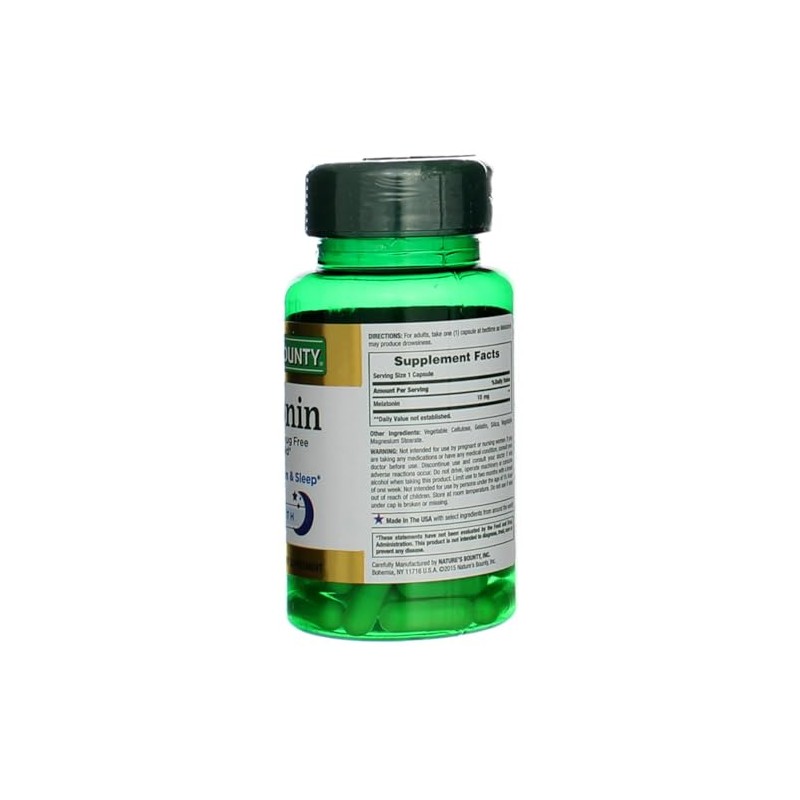 Nature's Bounty Melatonina 10mg Cápsulas 60 ea (Paquete de 2)