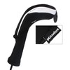 Andux Long Neck Golf Hybrid Club Headcovers with Interchangeable Number