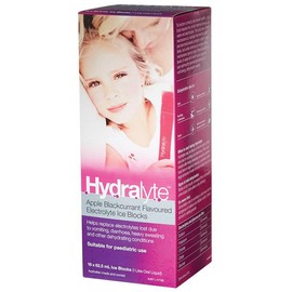 Hydralyte Electrolyte Ice Blocks Apple/Blackcurrant Flavoured Ice Blocks X 16