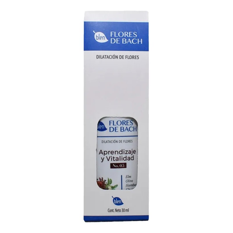 Flores Bach Blen Aprendizaje Vitalidad Sabor Amargo Nutricional
