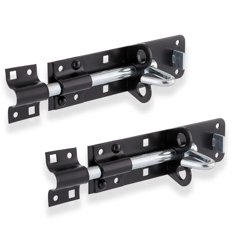 XFORT® 2 Pack Brenton Strong Sliding Lockable Padbolt 150mm (6")