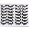 APCYUST Wispy Lashes Fluffy Mink Eyelashes 16mm Natural Thick False