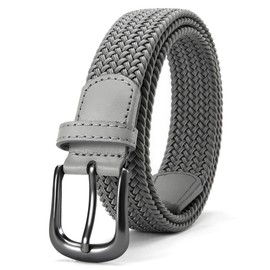 CHAOREN Woven Boys Belt, 1.25" Elastic Braided Kids Belt, Casual for Golf And Baseball