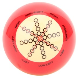 Portable Billiard Cue Ball Practice Training Assist Accessory for America Pool Eight Ball, Pool Cue Ball Billiard Accessory