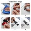 DONGKER 4PCS Car Bumper Security Hook Lock Clips, Stainless Steel