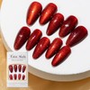 Handmade Nail Tip, Oval, Medium, Long, False Nails, Rhinestones, Popular,