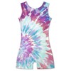 TUONROAD Gymnastics Wear for Child Tie-dye Biketard Leotard Cute Butterflies