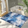 KIRFEIHT Modern Abstract 2x3 Area Rug, Non-Slip Washable Carpet for