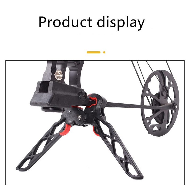 Release Compoundbogen,Archery Compound Bow Kick Stand Holder Rack Folding Portable