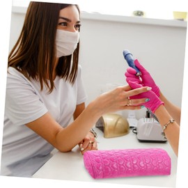 IWOWHERO Nail Arm Rest Cushion for Manicure Comfortable Pu Hand Pillow Surface Detachable Design for Easy Cleaning for Professional Nail Salons and Home Use