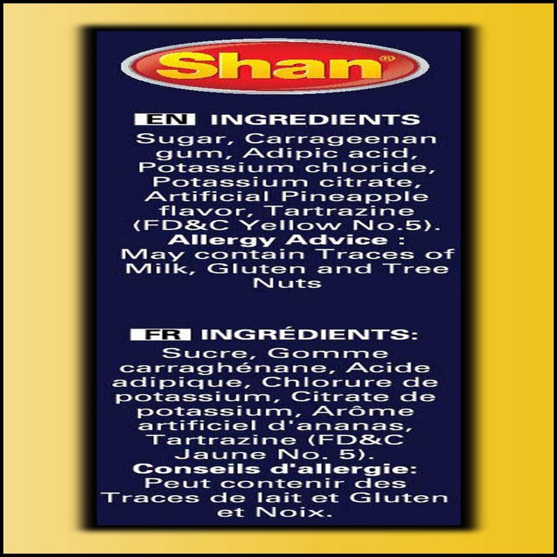 Shan Jelly Crystals Pineapple 2.8 oz (80g) - Cristaux De