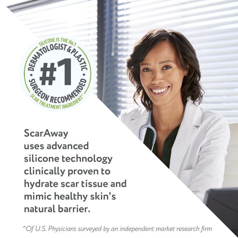 ScarAway Advanced Silicone Scar Sheets, Medical Grade Variety Pack Silicone