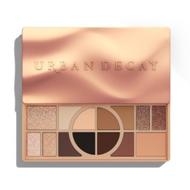 Urban Decay - Naked Shaped Warm Palette, Paleta de Sombras Todo en Uno con 14 Tonos Cálidos y 4 Acabados, Para Sombrear, Definir, Iluminar y Esculpir, Hasta 16H de Duración