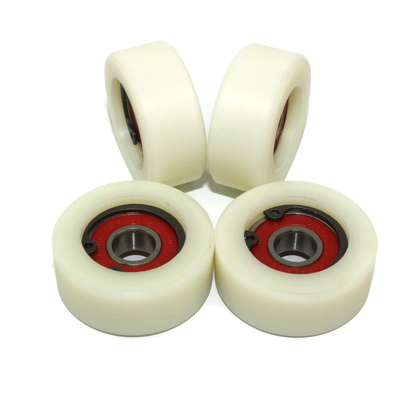 4 Pieces Nylon Polyamide Rollers 40 mm diameter 16 mm