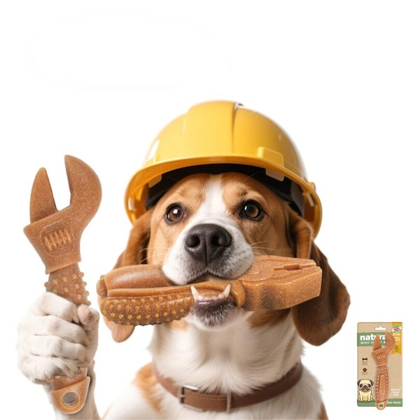 Valicaer Indestructible Chew Toys for Dogs,Durable Pine Wood Dog Toy