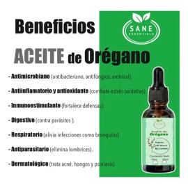 Aceite De Orégano 100 Natural Y Orgánico 15 Ml Sane                                                                                                   