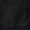 Ladies Womens Tabards Black With Black Piping Kitchen Cleaning Chef
