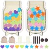 2 Pack Reward Jar for Kids Star and Heart Reward