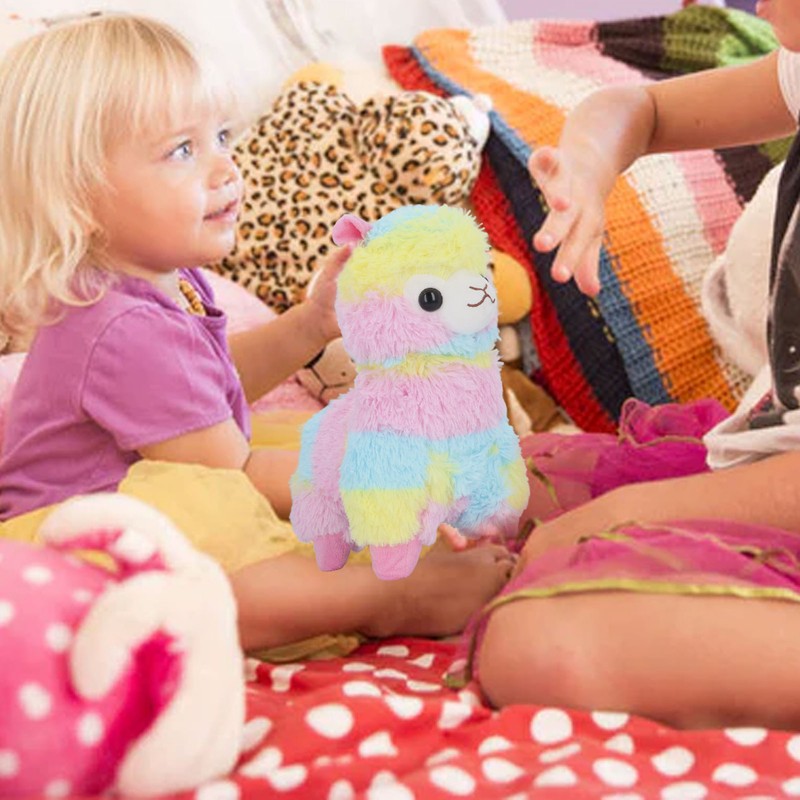 Soft Stuffed Animal Lamb Toy Comfortable Touch Cute Multi Color