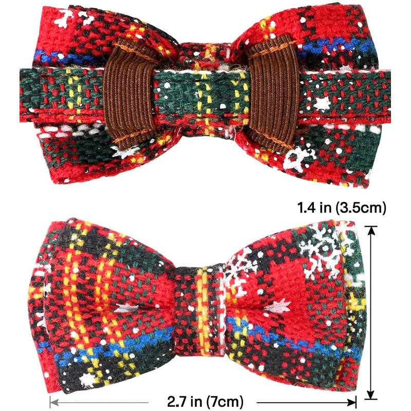 Cat Collar with Bell and Bow Tie, Quick Release Safety