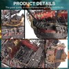 Piececool 3D Metal Puzzles for Adults, Red Queen Anne's Revenge