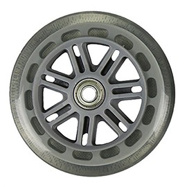JD Bug Junior Scooter Wheels inc Bearings - Clear 120mm/100mm