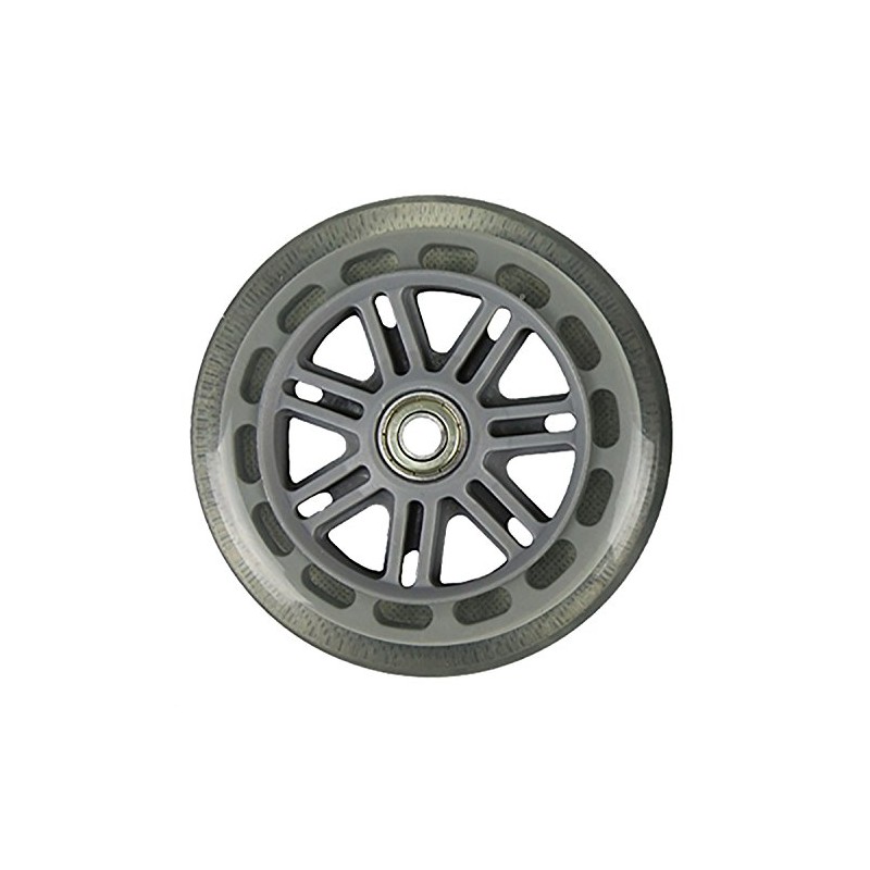 JD Bug Junior Scooter Wheels inc Bearings - Clear 120mm/100mm