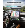 【Upgrade】Y-METDRIVING Single Din Motorized Flip Out Touchscreen Car Radio with