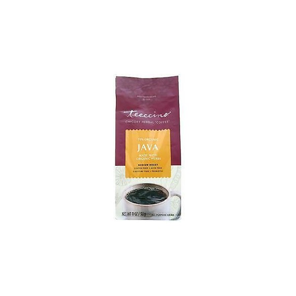 Teeccino Chicory Herbal Coffee Java - Medium Roast 11 oz