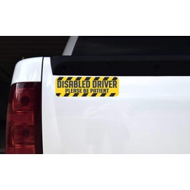 StickerTalk Disabled Driver Vinyl Sticker,