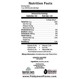 Fiddyment Farms 1 Lb Lightly Salted Pistachios in Red Burlap Bag