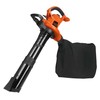 BLACK+DECKER Leaf Blower Leaf Vacuum and Leaf Mulcher 3-in-1, Electric