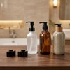 20 Pack Pump Lock Clip for Cosmetic Dispensers (Medium),Travel Lotion