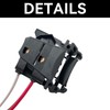 SANTUO 2Pcs H7 Low Beam Headlamp Bulb Wiring Adapter Socket