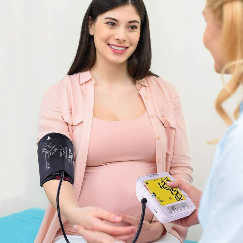 Vaunn Medical Upper Arm Blood Pressure Monitor with Cuff, Digital