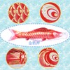 Genki Doll Workshop Koinobori Golden Longevity Carp Streamer, 4.9 ft