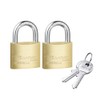 Master Lock Solid Brass Body 40mm Wide Economy Padlock with