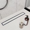 Zenomize 24 Inch Linear Shower Drain Gold Floor Drain with