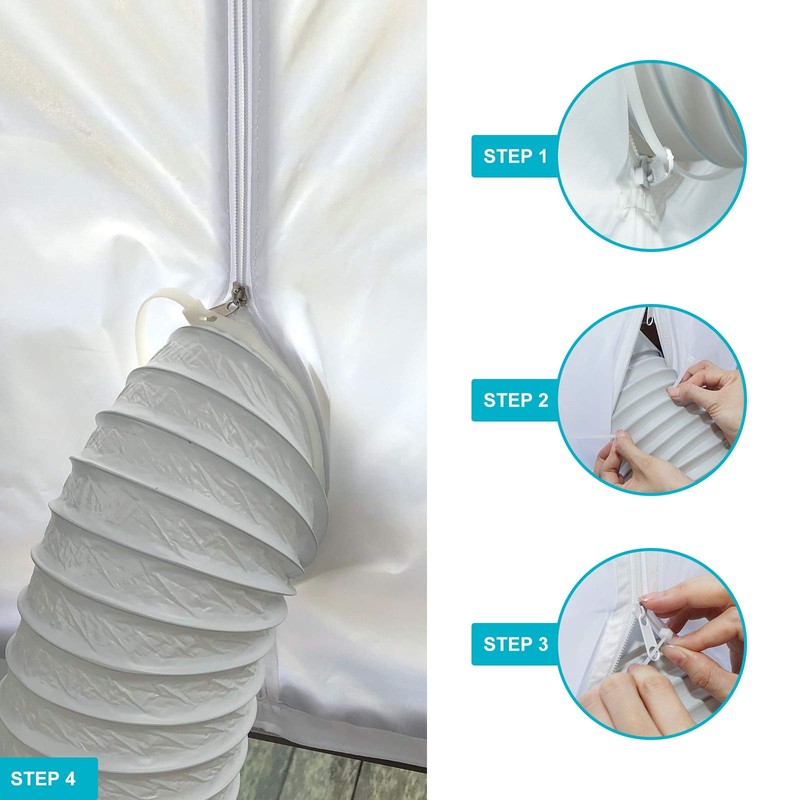 HOOMEE Airlock | Window Seal For Portable Air Conditioner, Flexible