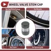 HEROFFIX 4 Pcs Decorative Tire Valve Stem Caps 16mm Tyre